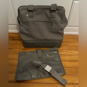 BEIS mini weekender in grey